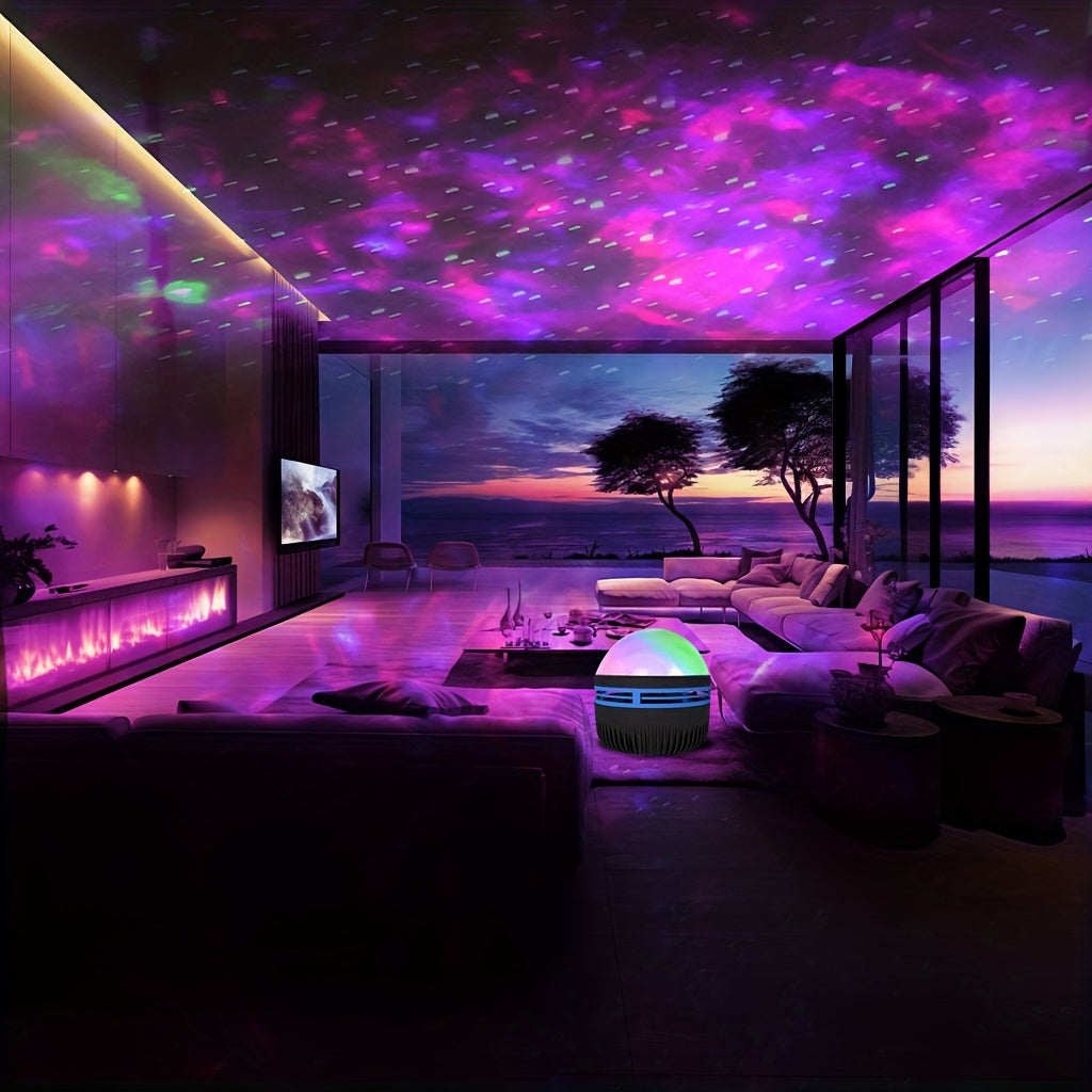 1pc Night Projector, Desk Lamp, for Gaming Room/Bedroom/Ceiling/Party.